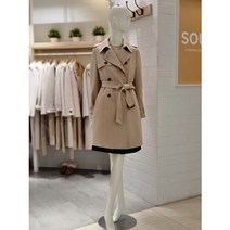 숲 AK수원점 SOUP 더블 미디 트렌치코트 (SA3BB90)