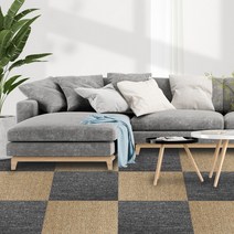 타일카페트 50X50cm 1장조각 패턴타일매트 미끄럼방지 상가 사무실 거실 현관 카펫트바닥 셀프리모델링