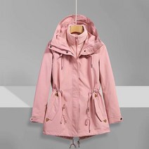 F&A 가을 겨울 겨울 야외 올인원 자켓 여성 후드 방풍 레저 스포츠 윈드 코트 여성 등산 여행자 옷 10f