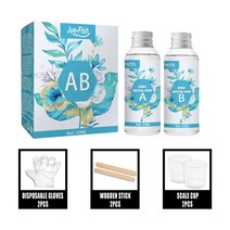 에폭시 50ml 수지 에폭시 고접착 1:1 AB 투명 경화제 크리스탈 접착제 DIY 보석 만들기 액세서리, 01 Epoxy Resin Glue Kit