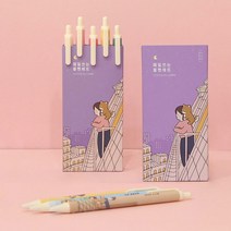 핑크풋 보리 매일쓰는 볼펜세트 잘써지는 재밌는 볼펜
