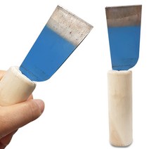 구두칼 헤라 스크래퍼(나무손잡이) / 구두수선 바닥 벽면 이물질제거, 구두칼헤라(나무손잡이)