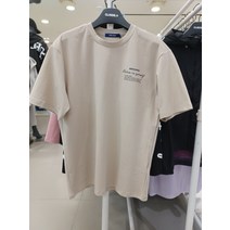 클라이드앤 남녀 공용 래터링 반팔 티셔츠