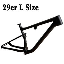 폴샥mtb 초경량 1840g MTB 매트 자전거 프레임 풀 서스펜션 29er T1000 카본 산악 XC 부스트 148mm 사이클링, UD Matte+Frame 190x40 Shock