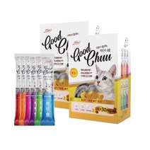 굿츄 고양이츄르 착한간식 6가지(450g/30p) 대용량츄르, 콤보믹스