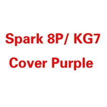 Tecno Spark 8P KG7 KG7n KG7H 용 66 후면 커버 도어 하우징 케이스 Spark8P 배터리 교체용, KG7 Purple