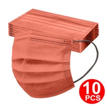 성인 일회용 마스크 3 레이어 Meltblown Morandi 여성을위한 보호 얼굴 남성 방진 마스카라 Quirurgicas, 01 10pcs rose pink