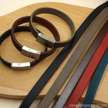 이태리 베지터블 가죽끈 10mm(120cm) 가방스트랩 팔찌재료 추천, 04.레드