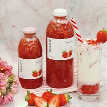 딸기시럽 과일청 수제청 답례품 선물세트 카페납품, 딸기시럽 600g