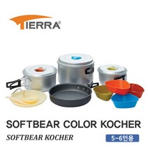티에라 소프트베어 칼라코펠 연질 5~6인용, 혼합 색상, 1세트