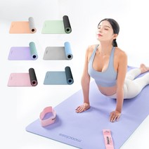 모아클래스 논슬립 특화 TPE 와이드 요가매트 8mm, 퍼플