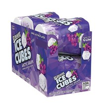 Ice Breakers Cubes Gum Grape 아이스브레이커 아이스큐브 무설탕 포도맛껌 1팩(6개), 1개