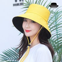 플레이앤케어 양면 와이드 여성벙거지모자 벙거지모자 햇빛가리개 썬캡 SH04