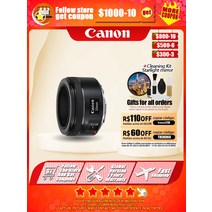 DSLR 카메라 렌즈 Canon EF 50mm f/1.8 STM 캐논 풀 프레임 SLR 카메라용 5DII 5DIII 5DIV 6D 6DII