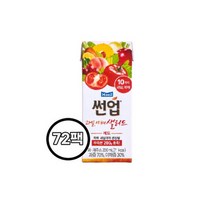 매일유업 썬업 과일야채샐러드 레드 200ml 72팩 건강 쾌변 아침 식이섬유 쥬스, 상세페이지 참조, 상세페이지 참조, 상세페이지 참조