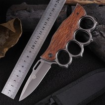 너클 휴대용 호신용 나이프 손가락링 핑거너클 호신용품, 단일옵션