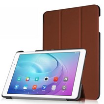 스냅케이스 갤럭시탭 A6 10.1 with S펜 SM-P580 / P585 스마트 가죽케이스, 브라운