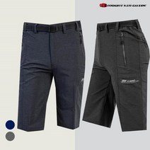 마운틴가이드 여름 등산복 작업복 스판 남성 7부 자크 반바지 MLM-PB212-294