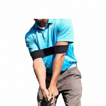 골프스윙밴드 몸통스윙 체중이동 골프스윙 자세교정기, 단일