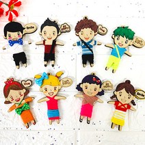 걱정인형NONO해피인형만들기-남여2인세트, 남+여2인세트(디자인랜덤)