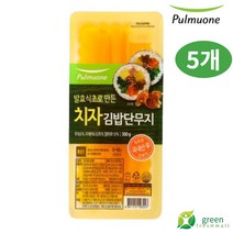 풀무원 김밥용 치자단무지 300g, 5개