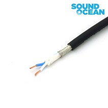 카나레 고급 마이크선 100m, L-2T2S, 검정색