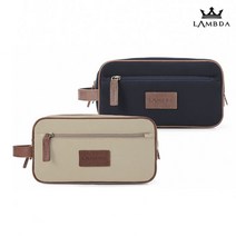 람다골프 골프파우치 손가방 핸드 파우치백, 원사이즈, 베이지