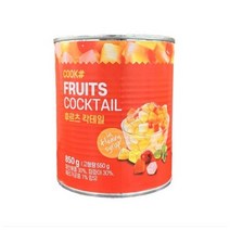 업소 식당 쿡샵 후르츠 칵테일 850g X12개 통조림, 본상품