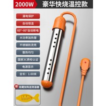순간 가열봉 전기 막대 전열봉 욕조 물데우는 히팅 파이프 캠핑용 히터기, 2000W(자동전원차단+빠른연소+램프)