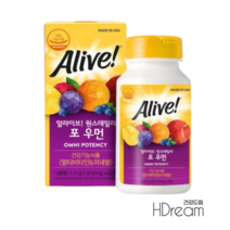 얼라이브 원스데일리 포 우먼 멀티 비타민 종합 영양제 얼라이브우먼 HD 여성비타민, 얼라이브우먼 멀티비타민 1940mg x 60정