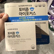 안국약품 토비콤 아이포커스 500mg x 60캡슐