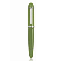 JinhaoX159 아크릴 만년필 레드 스핀 황금 40MM 펜촉 우아한 잉크 펜 비즈니스 및 사무용품, green silver_F