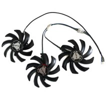 시로코팬3개/대 FDC10H12S9-C GPU 쿨러 그래픽 카드 팬 사파이어 R9 390X-8G D5OC R9290 Tri-X OC R9-390 8, 한개옵션0
