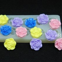 몰드비 장미 10구 실리콘 수제 몰드