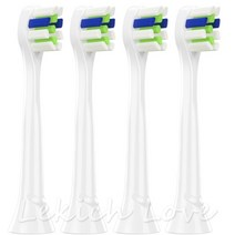 음파 전동 칫솔모 치간 진동칫솔모 추천 전기칫솔모 4 pcs 교체용 칫솔 헤드 칫솔 필립스 소닉케어 2 시리즈 hx6232 필립스 다이아몬드 클린 소닉케어 플렉스케어 229, 모델 3