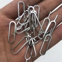 내구성 금속 이젝터 핀 키트 전화 Sim 카드 트레이 꺼내기 제거 도구 아이폰 호환용 노트북 수리 손 100, 한개옵션1, 한개옵션0