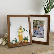 A2액자 원목액자 프레임 사진 액자프레임 제작, 1.내추럴빈티지브라운500