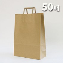 애브리플러스 크라프트 종이쇼핑백 종이가방 10개 50개 100개 200개, 50장