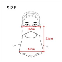 COOUV UV Protection UFP50+ 넥 게이터 페이스 커버 스카프 .. 정품보장, New Grey