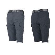 남성 봄 여름 등산 낚시 카고 절개 벨트 팬츠 반바지