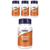 나우푸드 우먼스 프로바이오틱 유산균 200억 베지 캡슐, 50개입, 4개