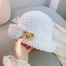 망고실 가방 자이언트얀 두꺼운 루피망고 손뜨개 수제 가방손으로 짠 소재 수제 손으로 짠 스 캡 귀여운 따뜻한 곰 어부 모자 캐주얼 야생 모자수제품 털실 핸드메이드