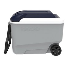Ultratherm® 절연재를 적용 탁월한 온도 유지 이글루 핸들 및 바퀴로 이동용이 맥스 쿨러 캠핑 및 낚시 아이스박스 38리터, 38 리터