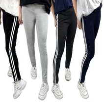 일자트레이닝 트랙팬츠 추리닝바지 이선 세미 트레이니팬츠 옆두줄 여성여자 긴바지