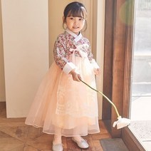 루라줌) 아기 유아 아동 키즈 여아 여자아이 돌아기 두돌 꽃잎 저고리 원피스 한복 세트 설빔 명절 돌잔치 어린이집 설날 명절 한복 아기설한복 백일아기설빔 유아설빔 생활한복 개량한복