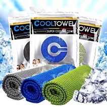 땀 많은 여름 운동 등산 운전 시 아이스 땀수건 스포츠 수영 아쿠아 쿨타올 2개 3개 5개, COOL타올 5개