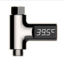 디지털 샤워 온도계 적외선 샤워기 목욕 열화상 냉장고 비접촉 체온계 LED 집들이 욕실, 1번