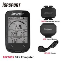 IGPSPORT-BCS100S 자전거 컴퓨터 BLE ANT 2.6 인치 IPX7 c타입 40H 배터리 수명 자동 백라이트 GNSS 스톱워치 IGS 자전거 컴퓨터, [08] BSC100S M80 SPD CAD