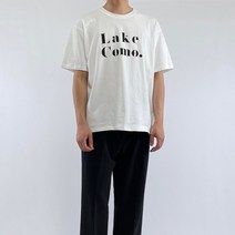 어나더스토어 남자 여자 레터링 탄탄한 안비치는 이너 레이어드 어깨넓어보이는 반팔티 목안늘어나는 흰티