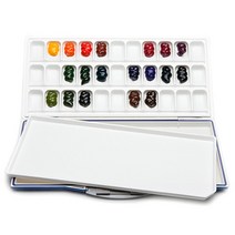 미젤로 퓨전 수채화파레트 MWP-3033, 33칸, 혼합 색상